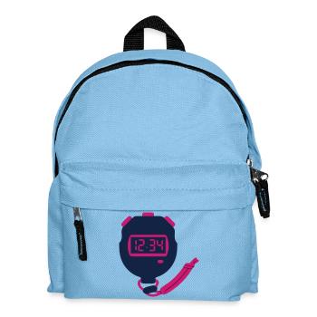 Stopwatch Timer Sport Icon - Kids' Backpack - light blue - Front