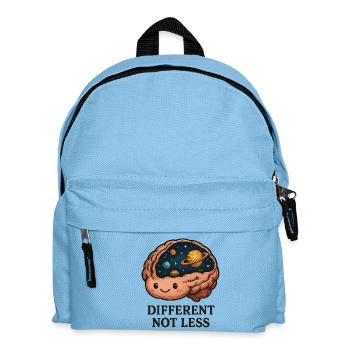 Cosmic brain space with planets - Kids' Backpack - light blue - Front