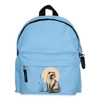 Frettchen - Kinder Rucksack - Hellblau - Vorne