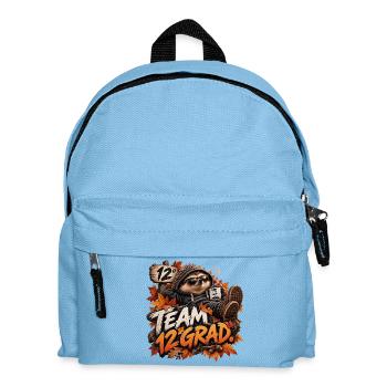 Team 12 Grad - Kinder Rucksack - Hellblau - Vorne
