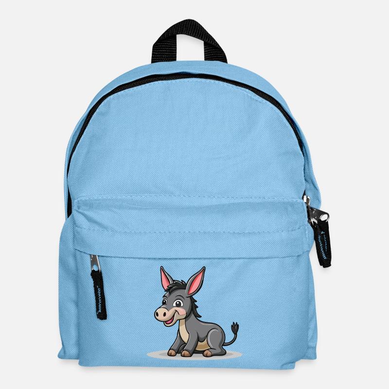 Donkey Friends - Kids' Backpack - light blue