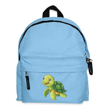 tortue marine mignonne - Sac à dos Enfant - bleu clair - Devant