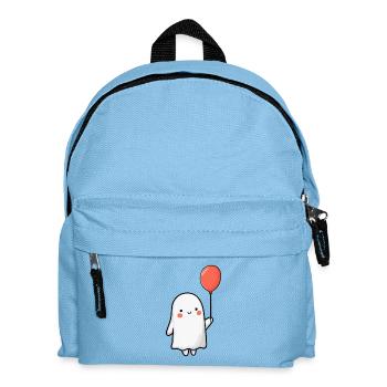 Ghost and Balloon - Kids' Backpack - light blue - Front