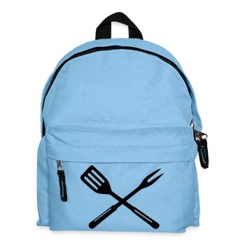 Grill - barbecue - Kids' Backpack - light blue - Front