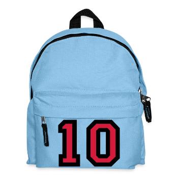 The number 10 - number ten - Kids' Backpack - light blue - Front