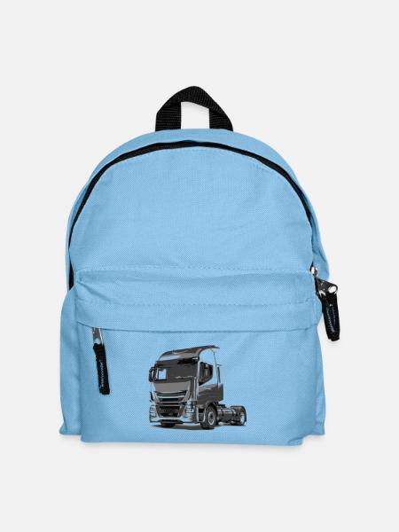 Sattelzug - Kinder Rucksack - Hellblau