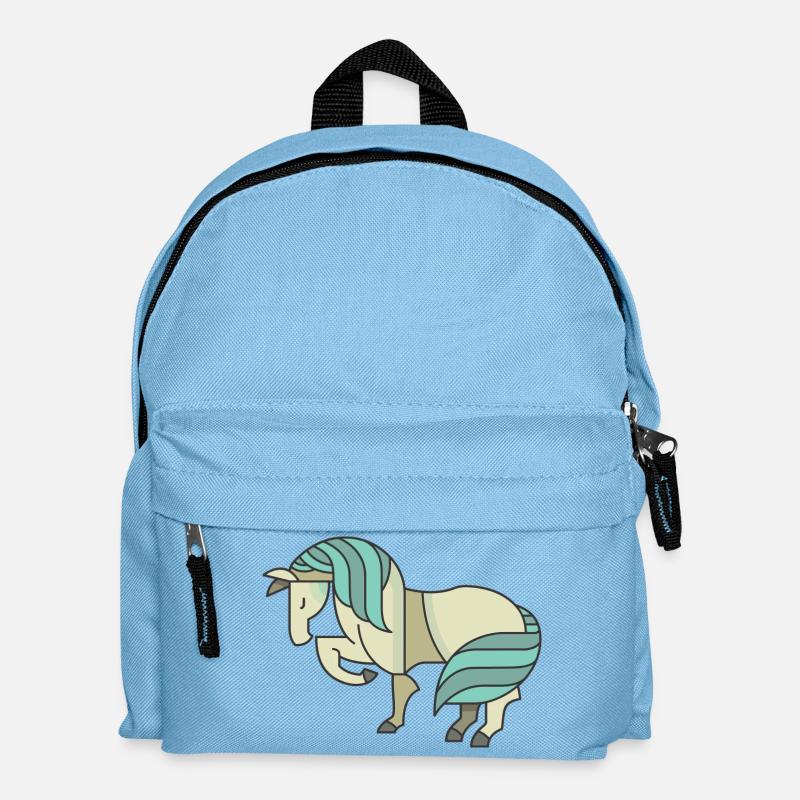 Pony - Kinder Rucksack - Hellblau
