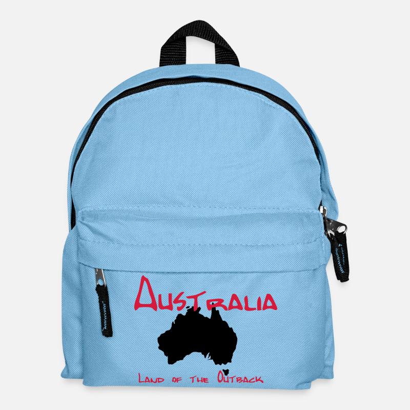 Australien - Kinder Rucksack - Hellblau