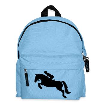 Springreiten - Kids' Backpack - light blue - Front