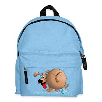 Team Gassi - Kinder Rucksack - Hellblau - Vorne