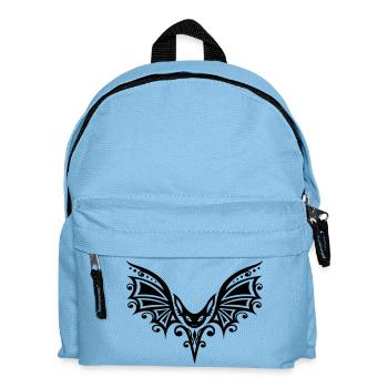 Flying Bat, vecteur Halloween. - Sac à dos Enfant - bleu clair - Devant