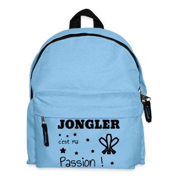 Juggler Juggling Jongleur Jonglieren Jonglerie - Kids' Backpack - light blue - Front