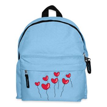 Balloons in the shape of a heart - Kids' Backpack - light blue - Front