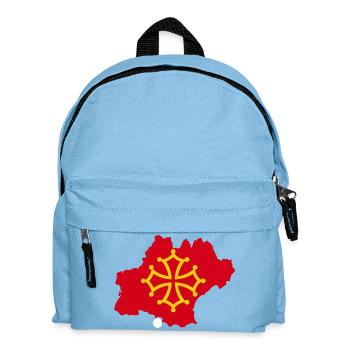 Okzitanien - Kinder Rucksack - Hellblau - Vorne