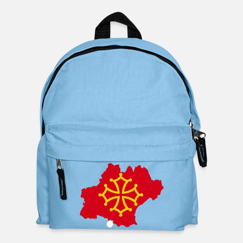 Okzitanien - Kinder Rucksack - Hellblau