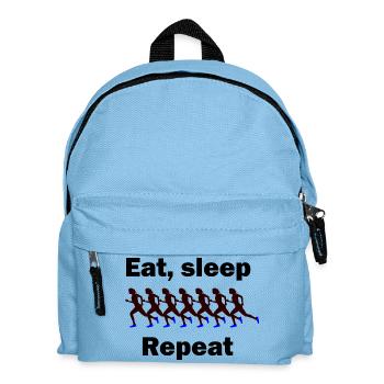 Läufer und Jogger - Kinder Rucksack - Hellblau - Vorne