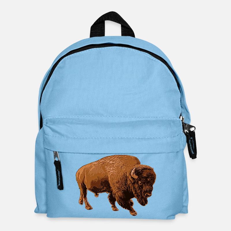 Bison - Kinder Rucksack - Hellblau