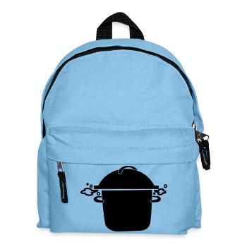 Boiling soup pan - Kids' Backpack - light blue - Front