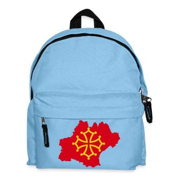 Okzitanien - Kinder Rucksack - Hellblau - Vorne