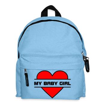 Je t’aime cœur 037 - Sac à dos Enfant - bleu clair - Devant
