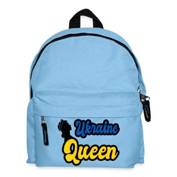 Ukraine Königin - Kinder Rucksack - Hellblau - Vorne