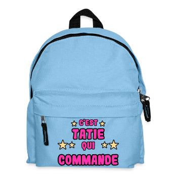 C'est tatie qui commande - Sac à dos Enfant - bleu clair - Devant