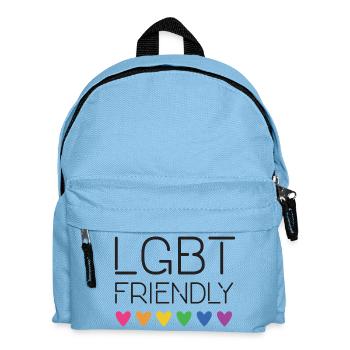 LGBT-freundlich - Kinder Rucksack - Hellblau - Vorne