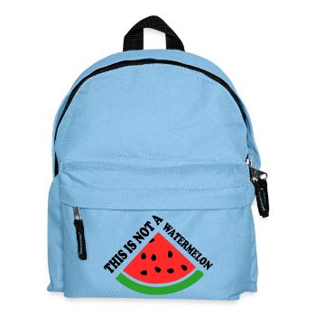 THIS IS NOT A WATERMELON - Kinder Rucksack - Hellblau - Vorne