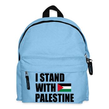 I stand with palestine - Sac à dos Enfant - bleu clair - Devant
