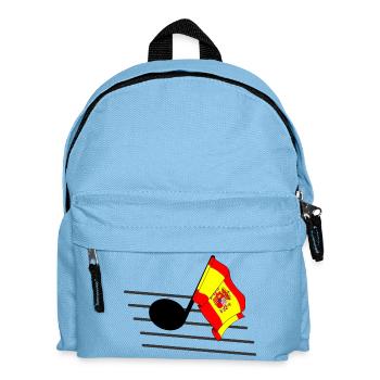 Flag music tone flag Spain - Kids' Backpack - light blue - Front
