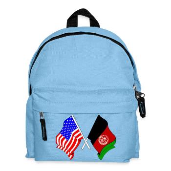 Flag USA flag Afghanistan - Kids' Backpack - light blue - Front