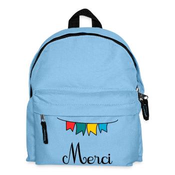 GELIEBTE. VIELEN DANK. DANKE HERRIN - Kinder Rucksack - Hellblau - Vorne