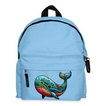 Wal - Kinder Rucksack - Hellblau - Vorne