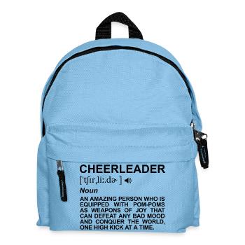 Cheerleader Bedeutung - Kinder Rucksack - Hellblau - Vorne