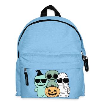 Conception de fête d'horreur d'Halloween - Sac à dos Enfant - bleu clair - Devant