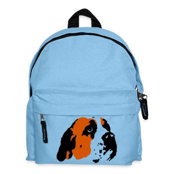 Chien Saint-Bernard - Sac à dos Enfant - bleu clair - Devant