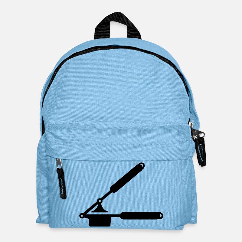 Garlic press or spaetzle press - Kids' Backpack - light blue