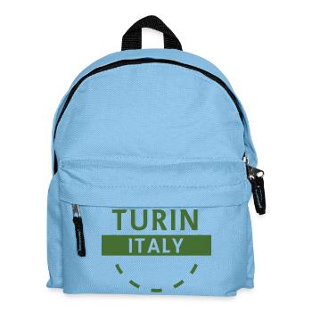 Turin Italy Emblem - Kids' Backpack - light blue - Front