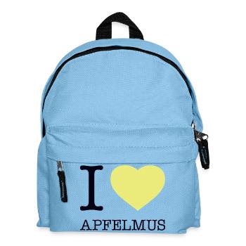 J’adore la compote de pommes - Sac à dos Enfant - bleu clair - Devant