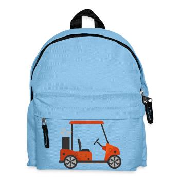 Golfwagen - Kinder Rucksack - Hellblau - Vorne