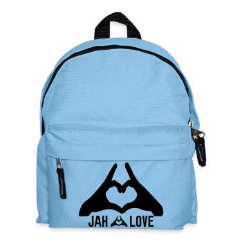 Jah Love - Kids' Backpack - light blue - Front