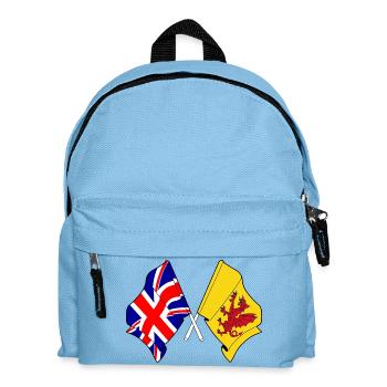 Somerset + Großbritannien überquert - Kinder Rucksack - Hellblau - Vorne
