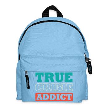 Krimi True Crime - Kids' Backpack - light blue - Front