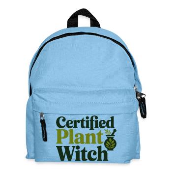 Herbalist Certified Plant Witch Professional Gear - Kids' Backpack - light blue - Front