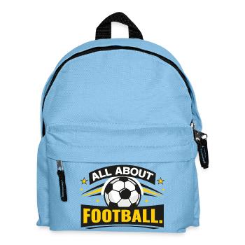 All_about_football - Kinder Rucksack - Hellblau - Vorne