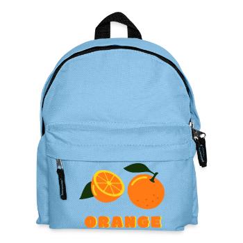 Design de fruits Orange Summer Vibes - Sac à dos Enfant - bleu clair - Devant