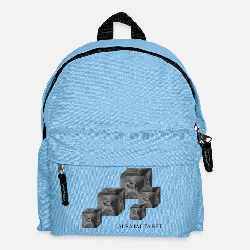 Cubes - Kinder Rucksack - Hellblau