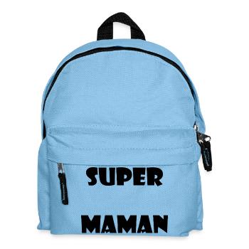 MOM. MOTHER'S DAY. HEART. FEAST. HAPPY BIRTHDAY - Kids' Backpack - light blue - Front