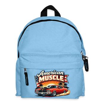 American_Muscle_2 - Kids' Backpack - light blue - Front