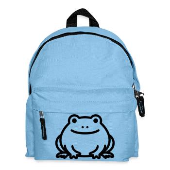 grenouille - Sac à dos Enfant - bleu clair - Devant
